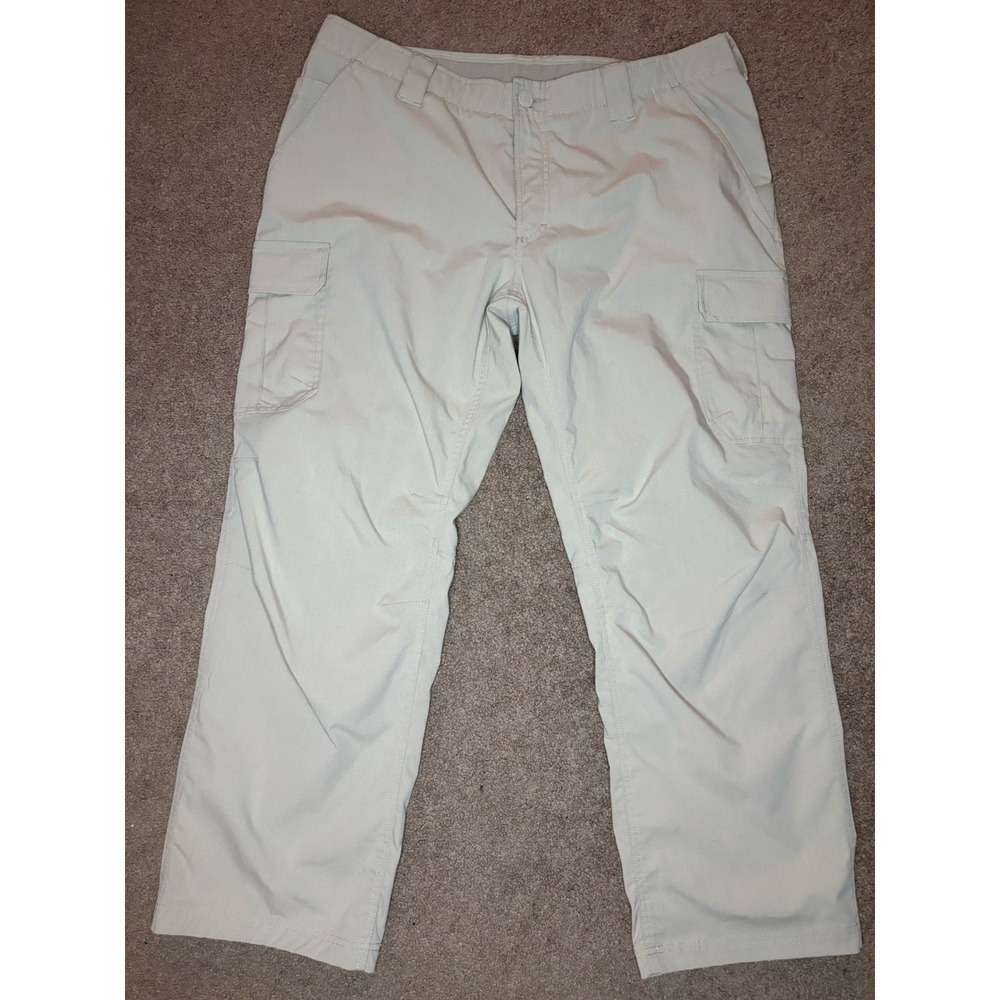 Under Armour Pants Mens 40x30 Beige Storm Enduro Elite Tactical Cargo Ripstop